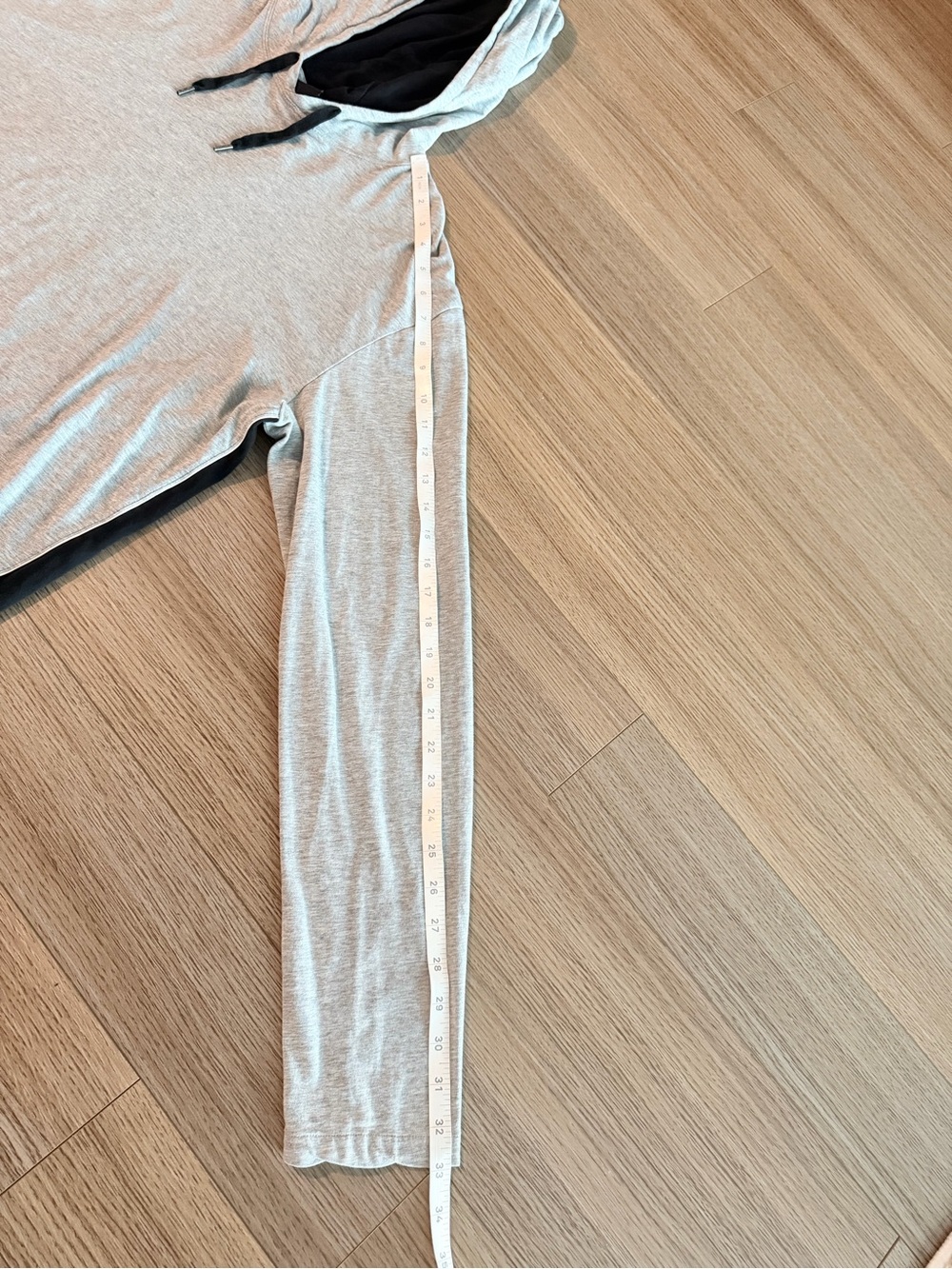 HUGO BOSS Men's Large Gray Black Stretch Cotton Lightweight Logo Hoodie - Picture 5 of 11